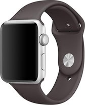 watchbands-shop.nl bandje - bandje geschikt voor Apple Watch Series 1/2/3/4 (38&40mm) - Cocoa - M/L