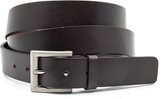 JV Belts Riemmaat XL bruin - heren en dames riem - 3.5 cm breed - Bruin - Echt Leer - Taille: 160cm - Totale lengte riem: 175cm