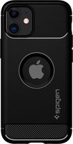 Spigen - Rugged Armor iPhone 12 Mini 5.4 inch | Zwart