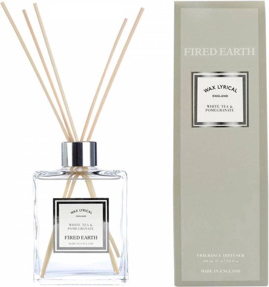 Wax Lyrical fired earth white tea & pomegranate 500ml