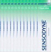 Bol.com Sensodyne Tandpasta Fresh Mint Voordeelverpakking - 12 x 75 ml aanbieding