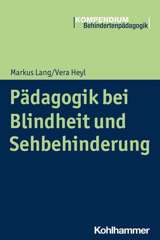 Pädagogik bei Blindheit und Sehbehinderung - cover