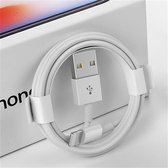 Lightning Kabel naar USB voor Oplader - 1 Meter Lightning Cable Wit - Oplaadkabel voor Apple iPhone 11/ iPhone pro/ XR / XS Max / XS / 8 (Plus) / 7 / 6 + voor Apple iPad
