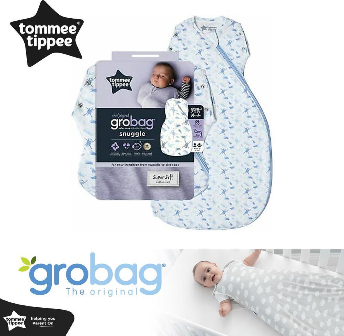 Tommee Tippee Gigoteuse, The Original Grobag, Sa…