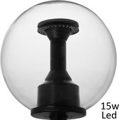 Globe 400-70 met ledmodule downlight - transparant