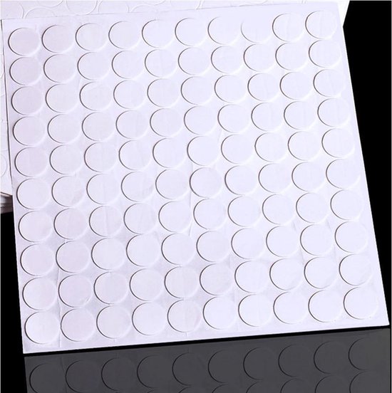 Afsnijden Dek de tafel Buitensporig 100 stuks lijmdots - dubbelzijdige stickers - ballonnen stickers 1.5 cm |  bol.com