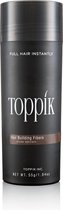 Haargroei vezels Toppik hair building fibers - 55 gram - Donkerbruin (voordeelverpakking)