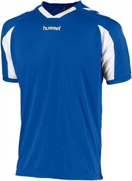 hummel Everton Shirt k.m. Junior Sportshirt - Blauw Kobalt - Maat 152