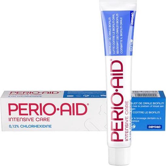 Perio Aid Gel 0,12% CHX - 75 ml - Tandpasta | bol.com