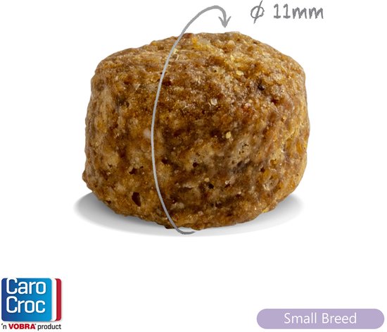 Carocroc Small Breed Vlees&Gevogelte&Rijst - Hondenvoer - 12.5 kg
