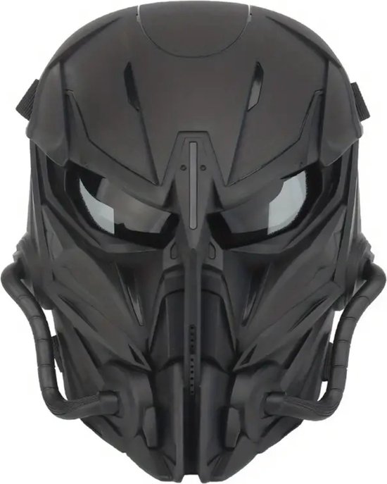 Bovista Airsoft Masker - Paintball - Mask - Tactical Helmet - Helm - Zwart - Buiten