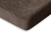 Sleepnight flanellen hoeslaken café (beige) - 30 cm hoekhoogte