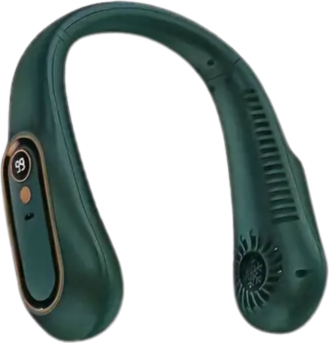 Bovista Nekventilator - Draagbare Gezichtsventilator - Neck Fan - Met Koeling - Hals - Hoofd - Groen - Zomer