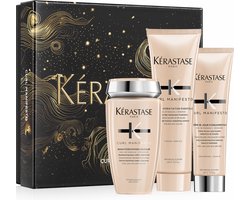Kérastase - Curl Manifesto Geschenkset - limited edition - 3 producten - bain - fondant - crème - giftset - kerstgeschenk