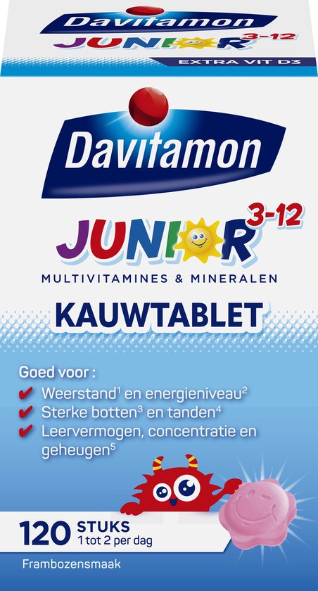 Davitamon Junior 3+ kauwvitamines