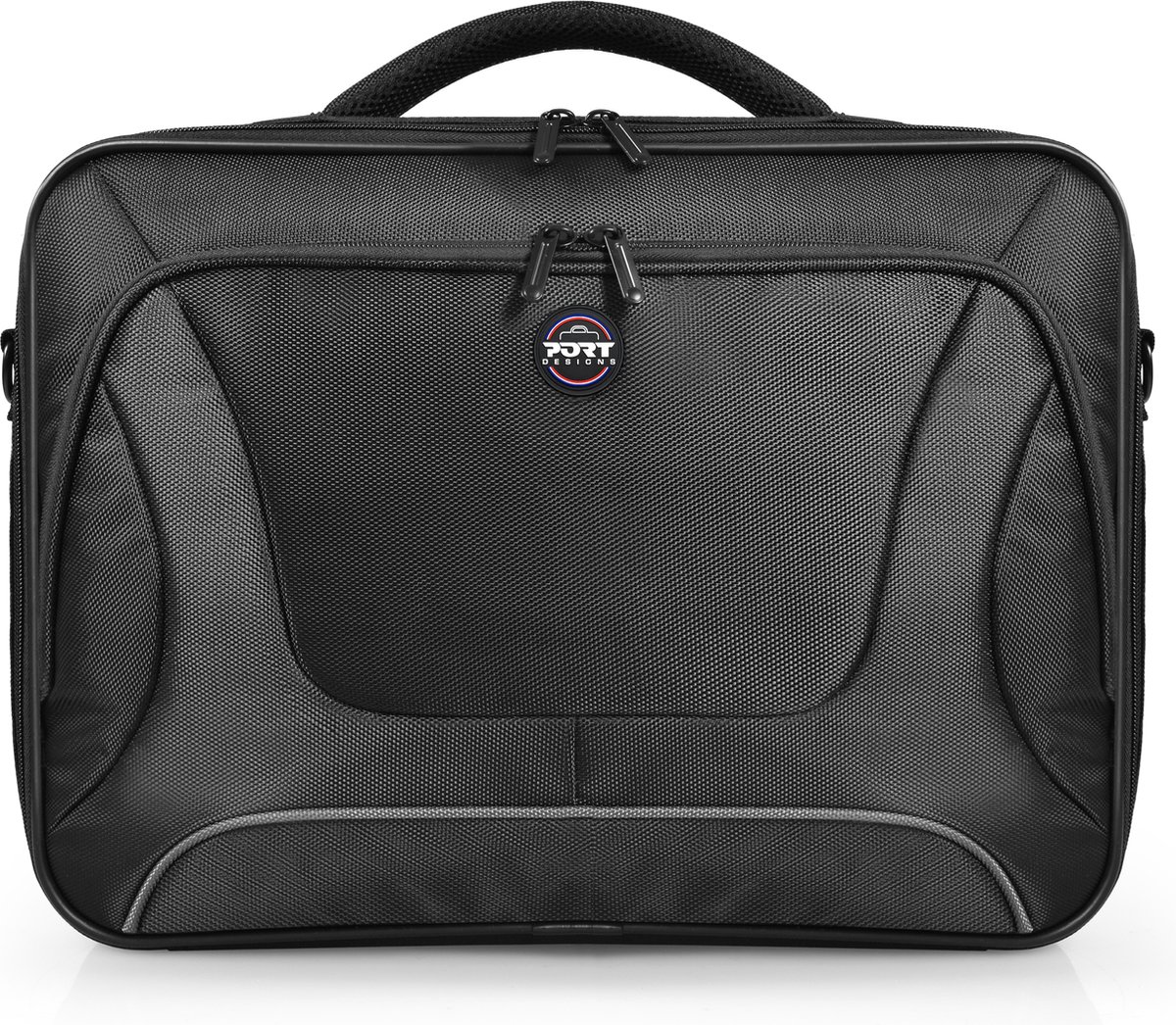 Port Designs Courchevel ECO - Laptoptas - Clamshell - tot 17.3 inch - Zwart