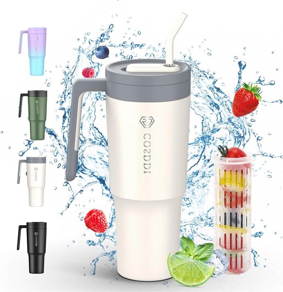 Dopper Travel Mug 300ml Blazing Black - De Groen BV
