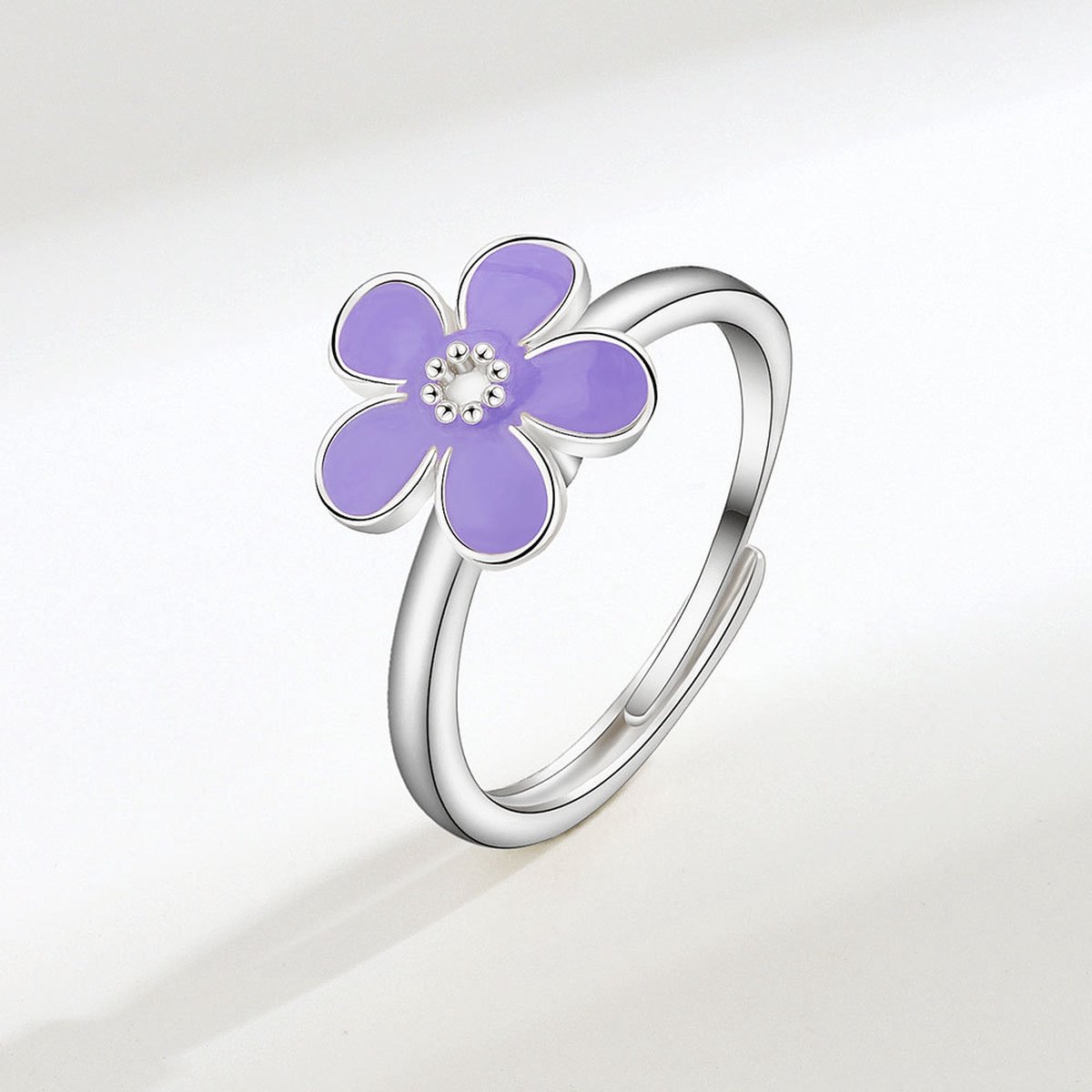 Fidget ring bloem - anti-stress - anti-angst - spinner ring