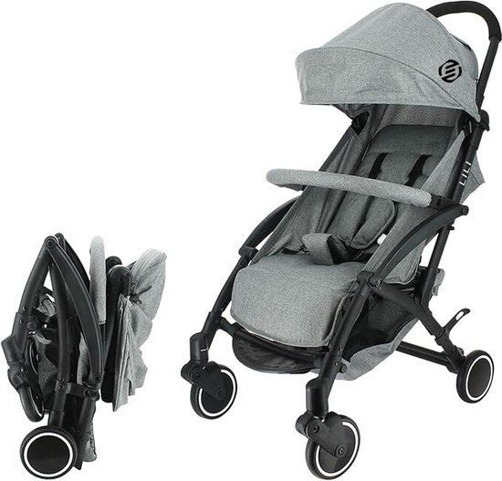 Equivera Reisbuggy - Buggy - Opvouwbare Buggy - Inklapbare Buggy - Compacte Buggy