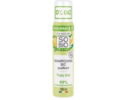 SO’BiO étic Shampooing sec purifiant yuzu 100 millilitres