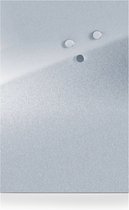 Zeller, tableau magnétique, acier inoxydable, 40 x 60 cm, argent