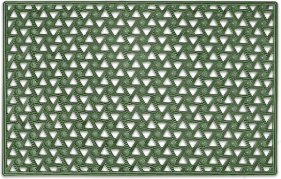 ILOVE2RECYCLE.com | deurmat | buitenmat | functioneel & decoratief | 49x75 | groen