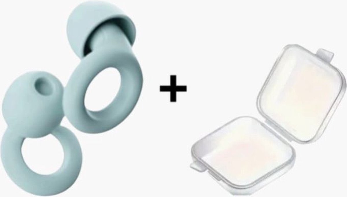 Goedkoopste Oordoppen voor Slapen - Loop Earplugs Quiet - Reizen - Overprikkeling - Loop Earplugs - Groen - SNR 26 dB Demping - Inclusief Opbergdoosje - Festival Oordopjes - Herbruikbare Gehoorbescherming - Siliconen voor Slaap en Gevoeligheid - 8 Dop