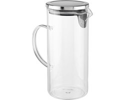 schenkkan - 1,3 liter - glas - 22 cm - waterkan - sapkan - Sapkannen/waterkannen/schenkkannen/limonadekannen van glas