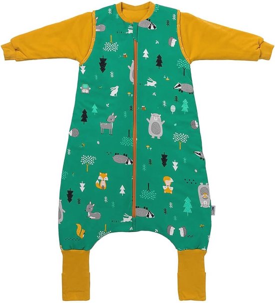 Slaapzak met voetjes 1.0 TOG | Essential Blauw van emma & noah