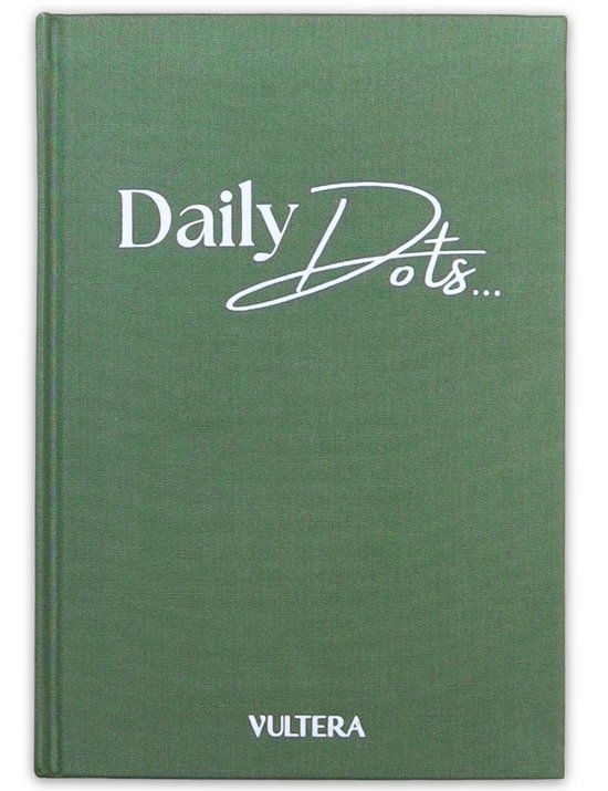 Vultera Daily Dots - Bullet Journal - Dagboek - A5 - Groen