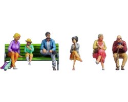NOCH 44521 Z Zittende mensen figuren Kant-en-klaar model