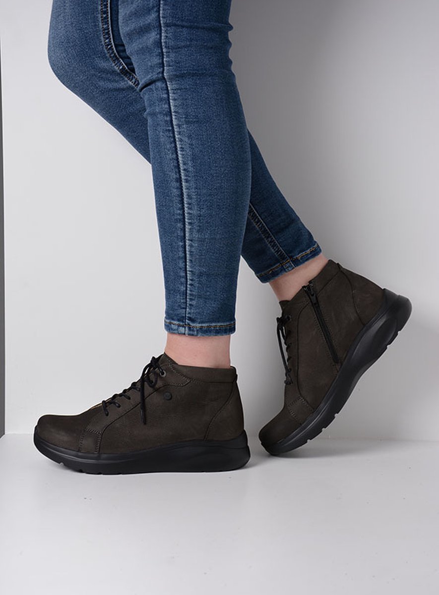 Wolky Veterschoenen Lima asfalt nubuck