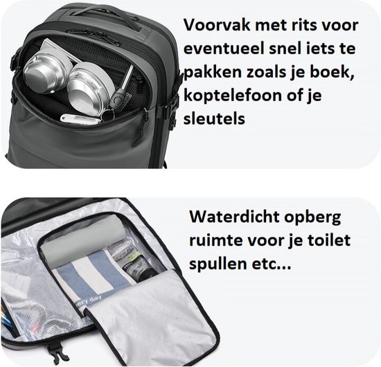Reisrugzak Met Vacuum En Wielen
