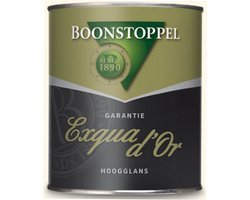 Boonstoppel Garantie Exqua D'or Hoogglans 1 Liter Op Kleur Gemengd