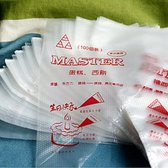 Master Spuitzakken - 100 Stuks - Wegwerp zakken - Slagroom - Taart versieren - Plastic - 1 Liter