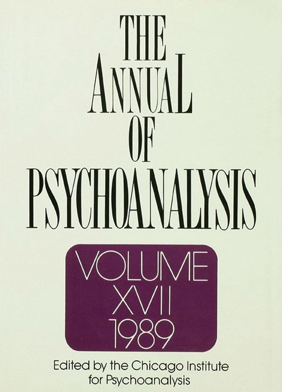 The Annual of Psychoanalysis, V. 17 - cover