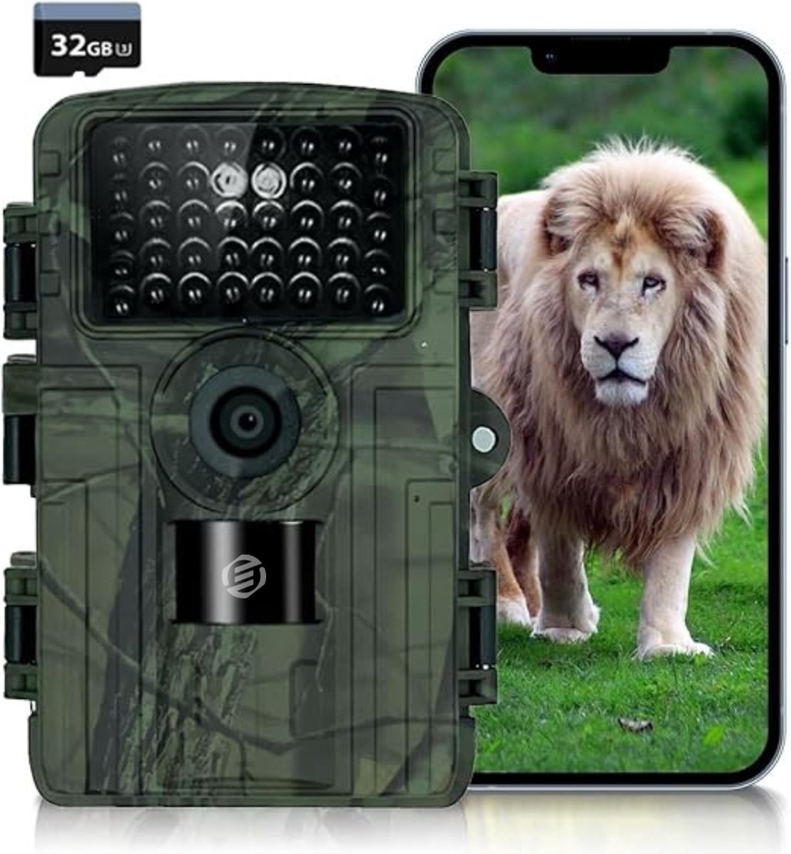 Equivera Wildcamera - wildcamera voor buiten - buitencamera met nachtzicht - wild camera