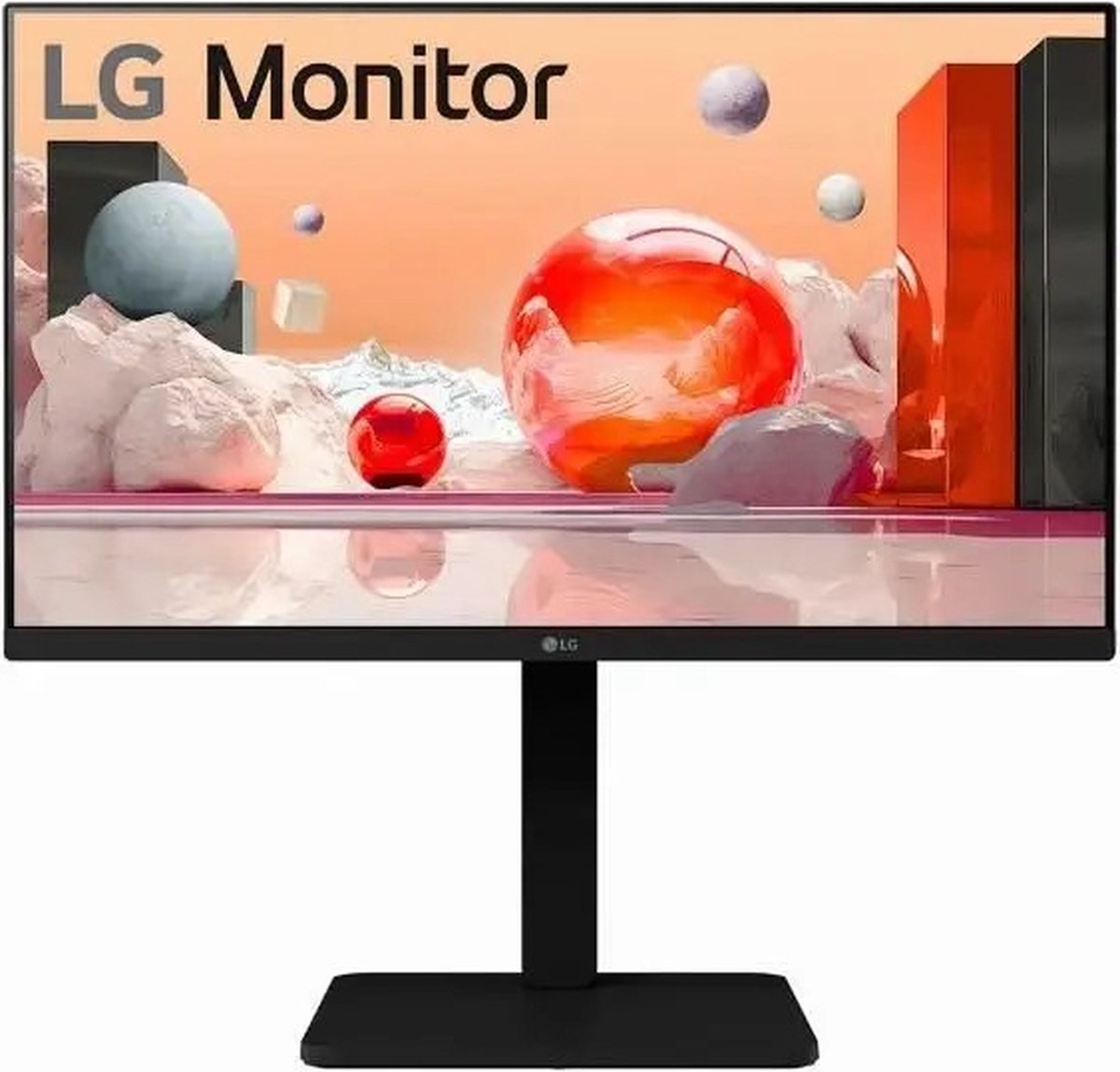 LG 24BA450-B Monitor Zwart