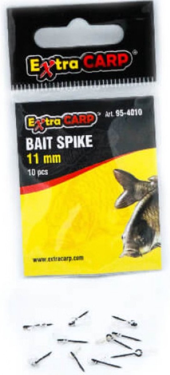 EXC Bait Spike - 11mm - 10 stuks - voor Karper/Witvis/Method Feeder Onderlijn - Rigmateriaal - Bait pin