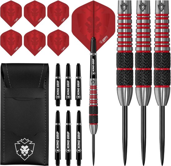 Kingbomb Black & Red 90% Tungsten Darts - Dartpijlen van KOTO van KOTO — afbeelding 4