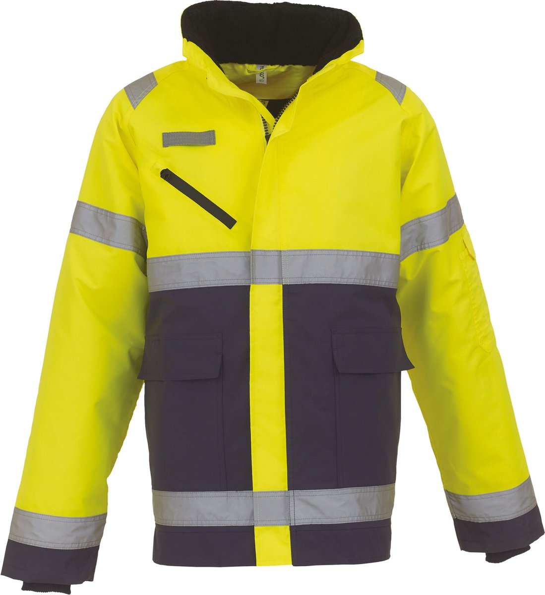 Yoko Fontaine Storm Hi-Vis jacket YHVP309 Hi Vis Marineblauw