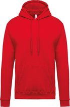Sweatshirt Homme L Kariban Manche longue Rouge 80% Katoen, 20% Polyester