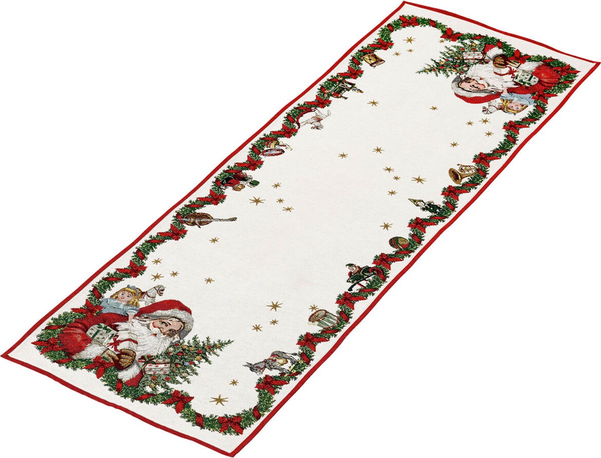 Villeroy & Boch Toy's Fantasy Tafelloper Gobelin Kerstman 49 X 143 cm