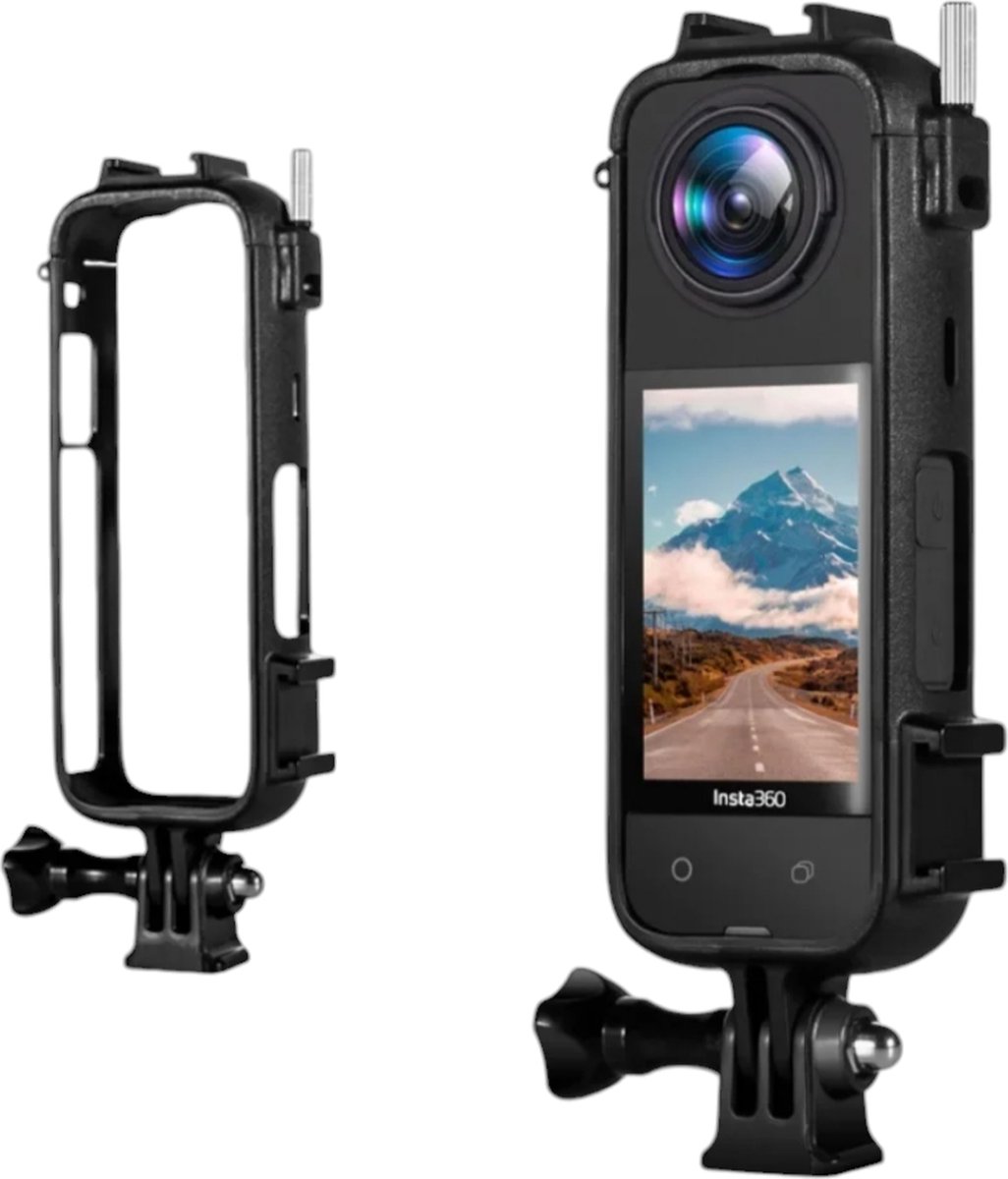 Frame 4 Insta360 One X4 - Microfoon Mount Voor Insta360 - Mount 4 Insta360 x4 Light - beschermhoes - Insta360 x4 beschermend frame - Anti Val - Mount Accessoires 4 Insta360