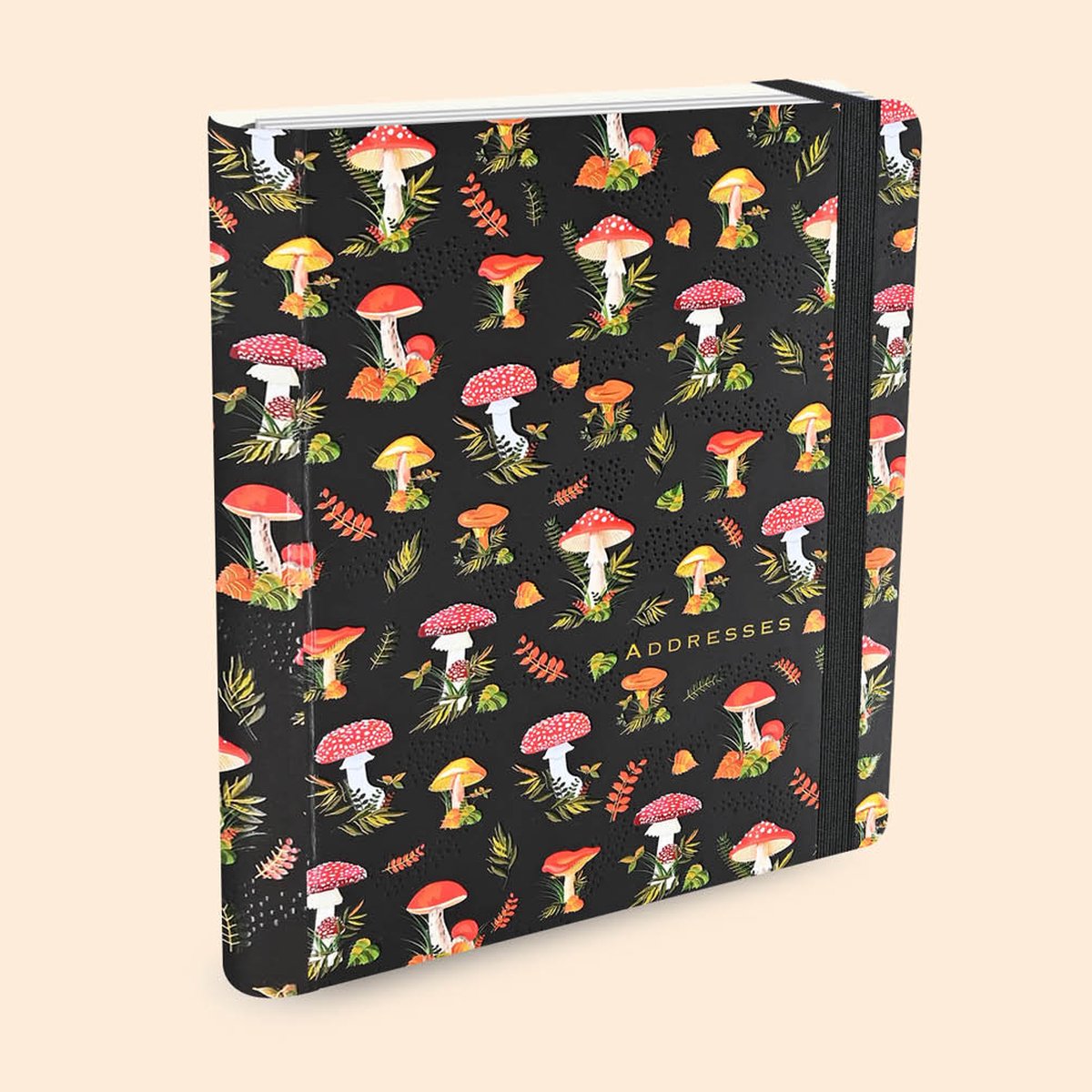 Peter Pauper Addressbook large mushrooms