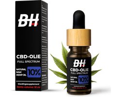 CBD Olie - 10% CBD - Hennep Olie 10 ml - Full Spectrum - Natuurlijk Extract - Vegan