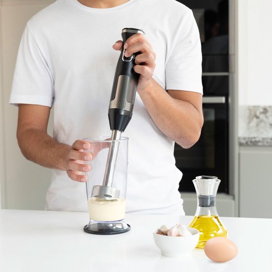 Black & Decker BXHBA1500E - blender + staafmixer - 1500 W Zwart - Roestvrijstaal RVS van Black & Decker — afbeelding 3