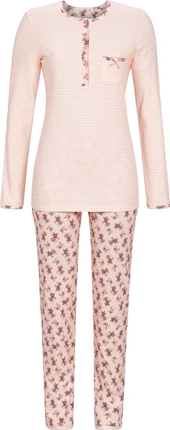 Ringella – Peach Stripe – Pyjama– 4561203 – Pink – Maat 38