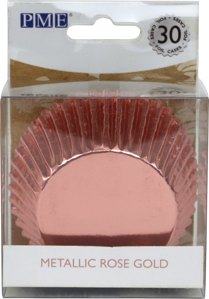 PME Cupcake Vormpjes Papier - Metallic Zwart - pk/30 - Baking Cups