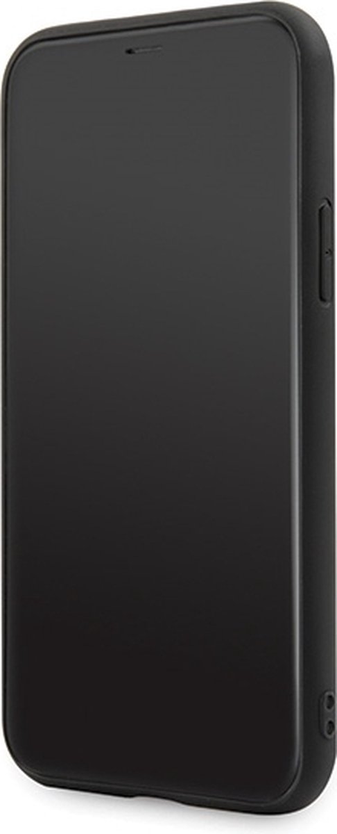 iPhone 11 Pro Backcase hoesje - Mercedes-Benz - Effen Zwart - Leer